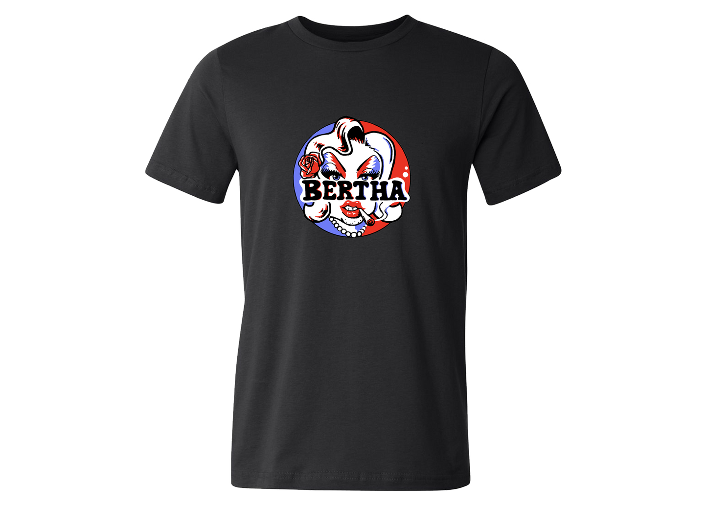 BERTHA Black Logo Tee