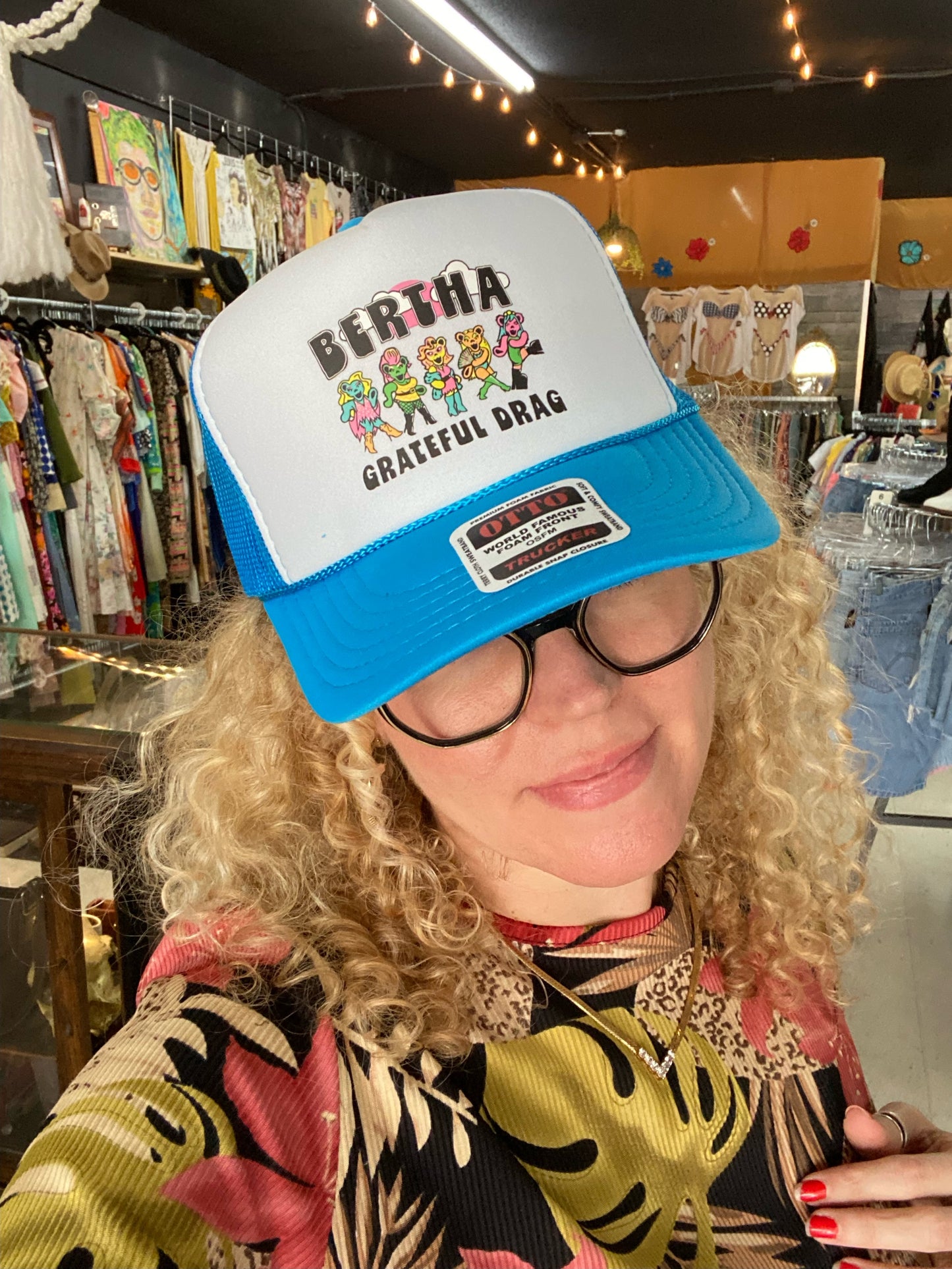 BERTHA Bears Blue Hat