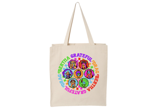 Wheel of Faces Tote