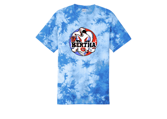 BERTHA Blue Tie Dye Tee